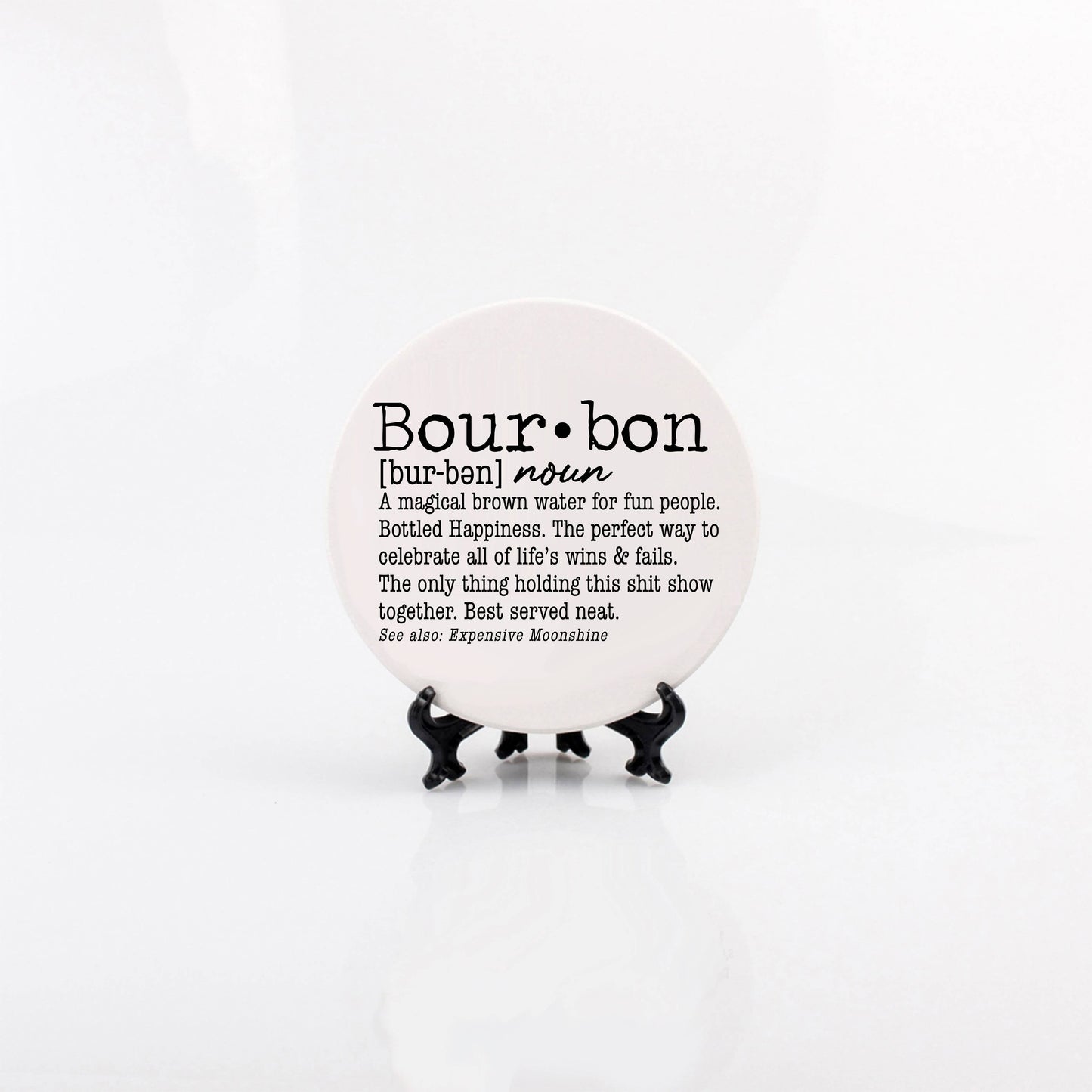 Hilarious Housewarming Gift Set, Funny Ceramic Coaster Humor: Coffee