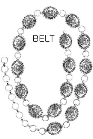 Concho Chain Belt