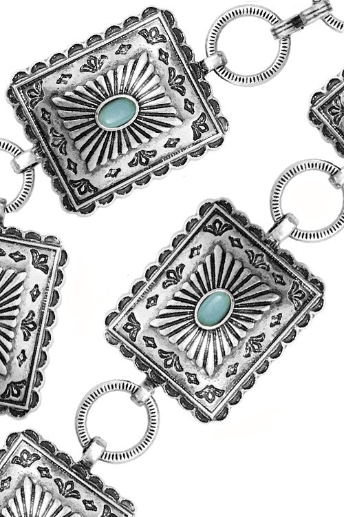 Square Concho Belt