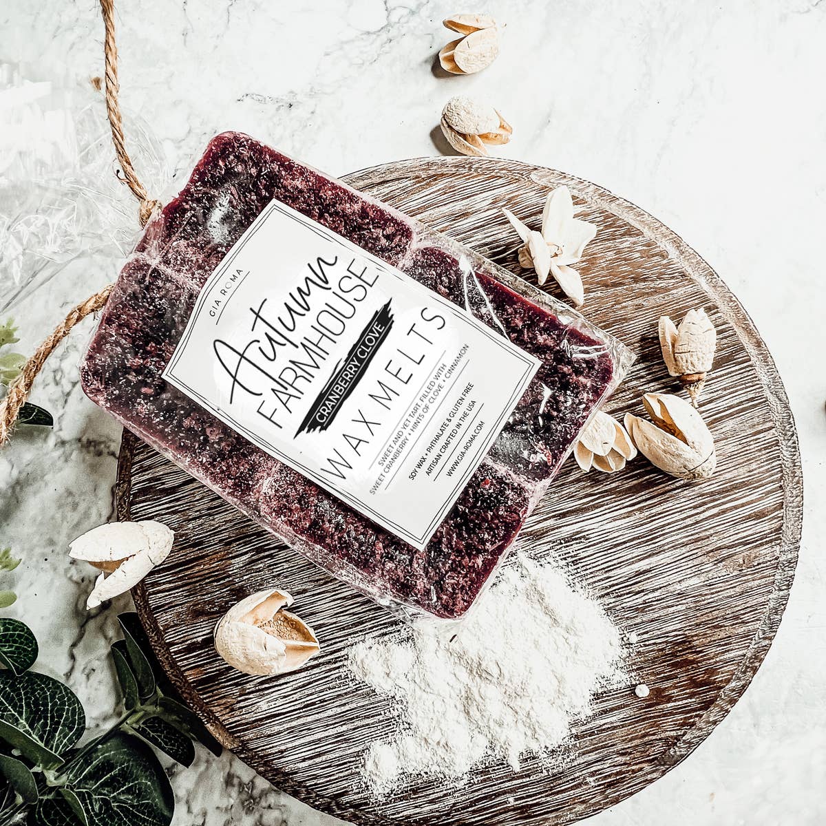 Pumpkin Wax Melts, Unique Pumpkin Lover Gift LIMITED EDITION: White Standard labels / Pumpkin