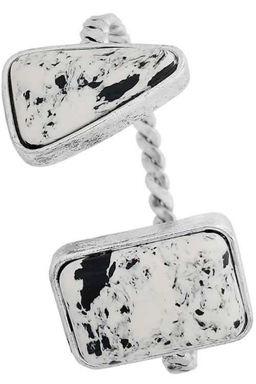 Stone Cuff Bracelet- 2 Colors