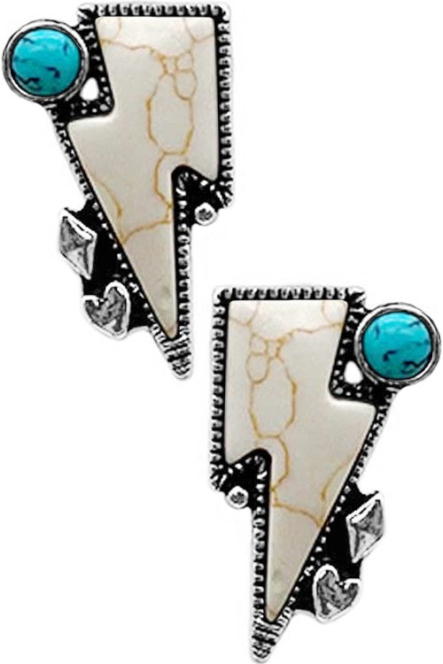 Thunderbolt Earrings- 2 Colors