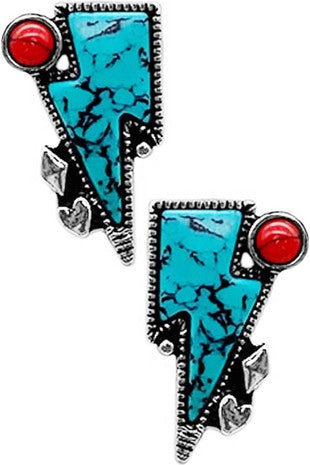 Thunderbolt Earrings- 2 Colors