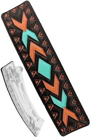 Leatherette Hair Clip