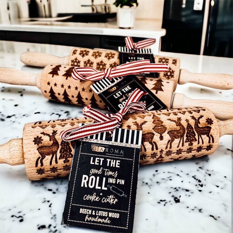 Christmas Rolling Pins of Sold Out Styles, Baking Gift Sets: No Thank You / Snowflake Square