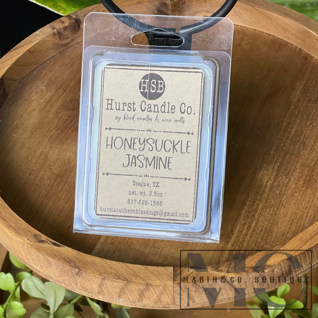 Honeysuckle Jasmine Hurst Candle Co. Wax Melts