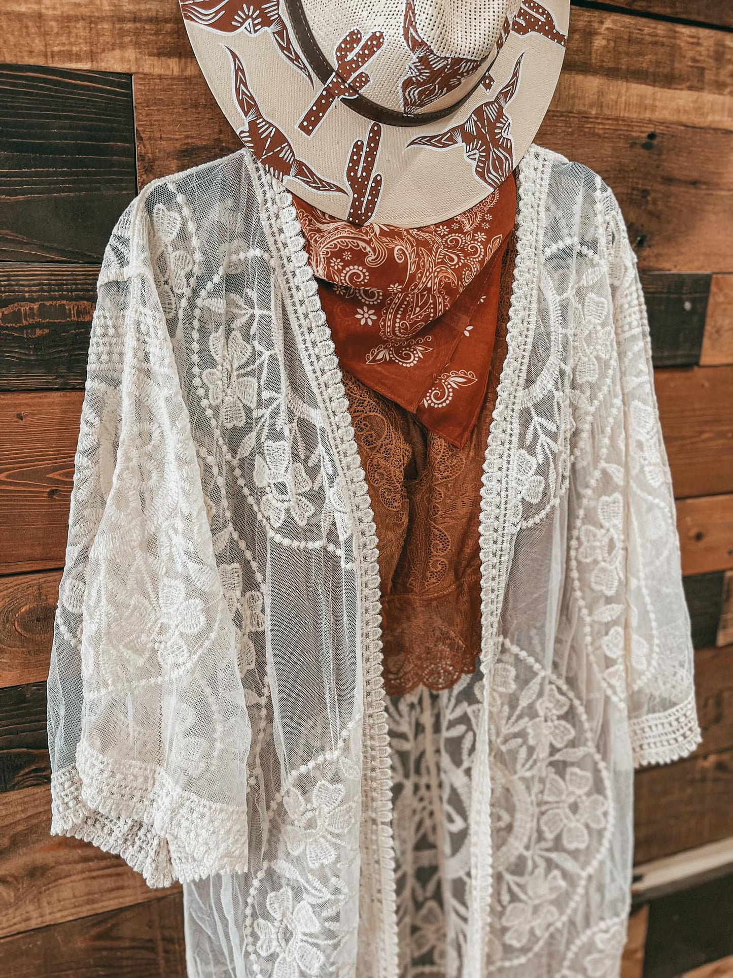 Delilah Lace Kimono