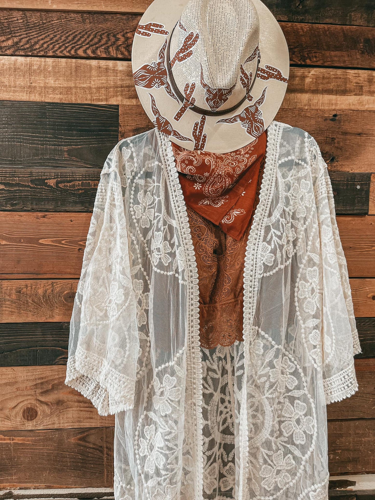 Delilah Lace Kimono