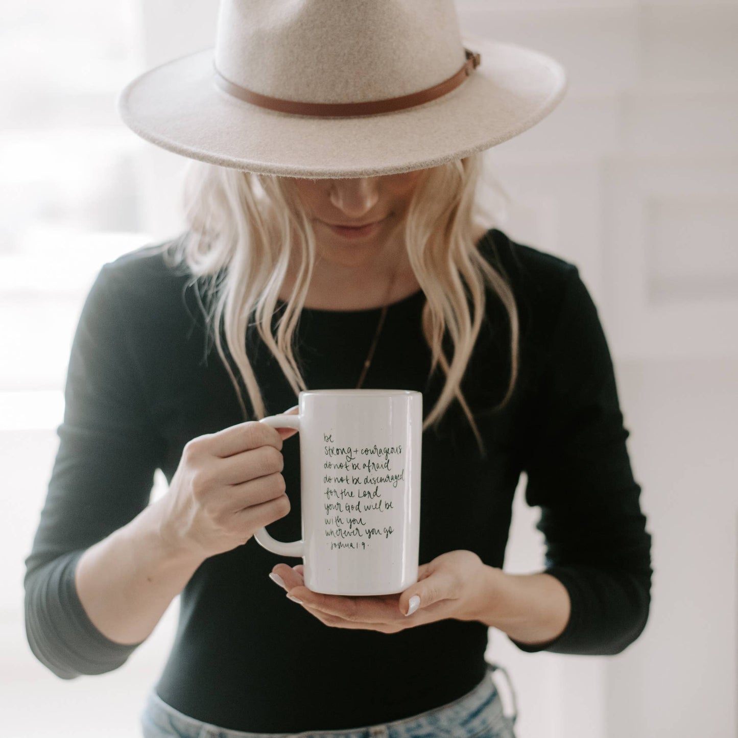Be Strong and Courageous Coffee Mug - Gifts & Home Decor