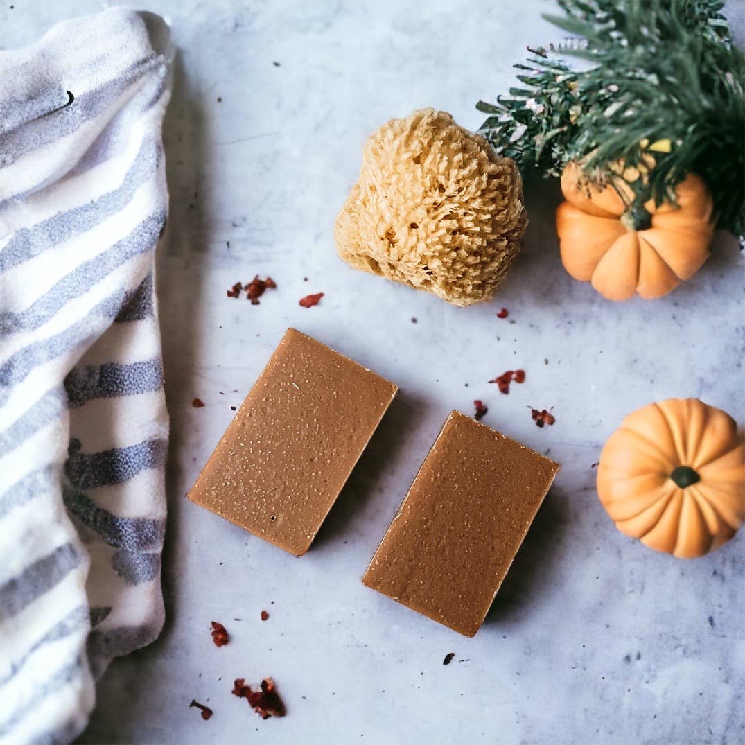 Pumpkin Spice Soap Bars, Fall Bath & Body Scents, Autumn: Oatmeal Spice