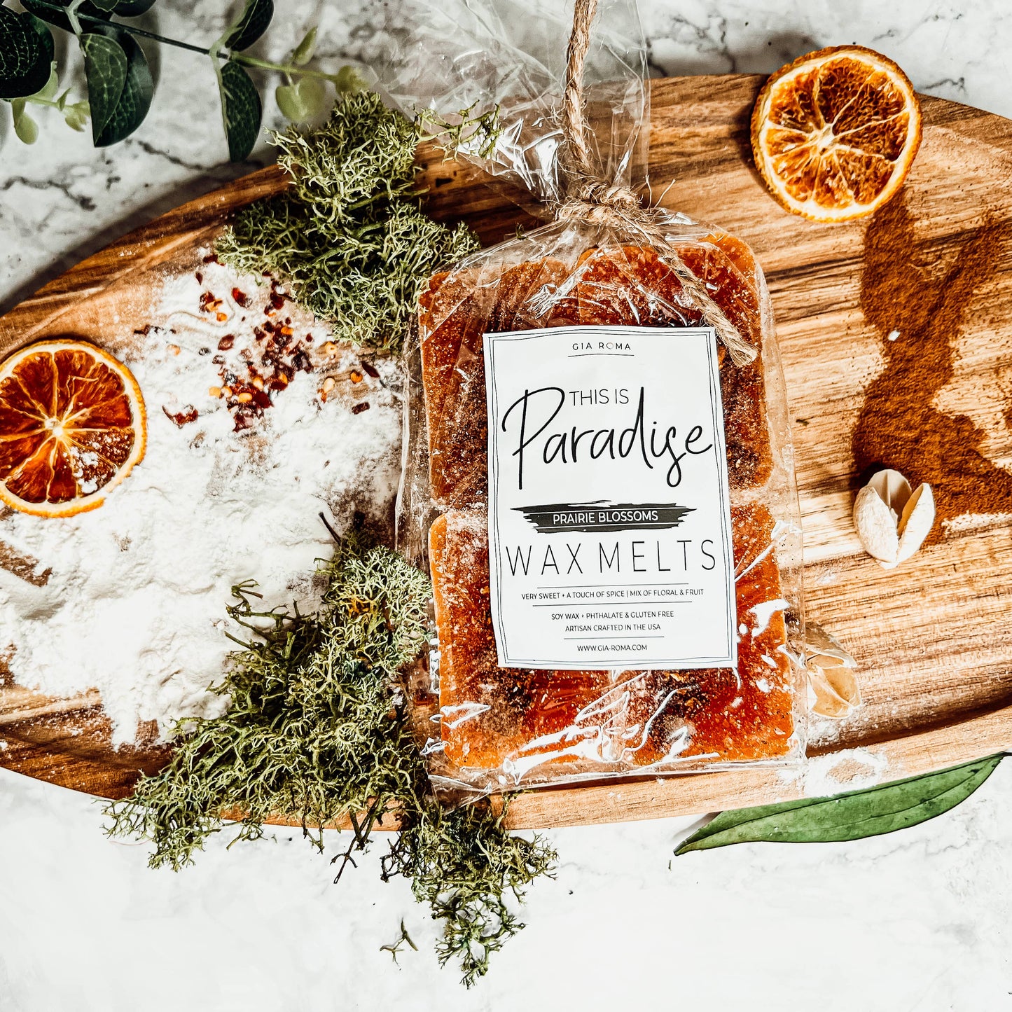 Pumpkin Wax Melts, Unique Pumpkin Lover Gift LIMITED EDITION: White Standard labels / Pumpkin