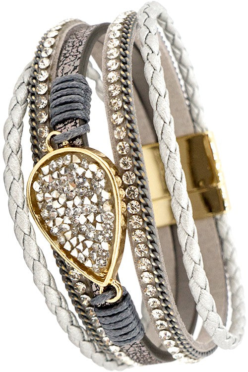 Leather Strappy Bracelet