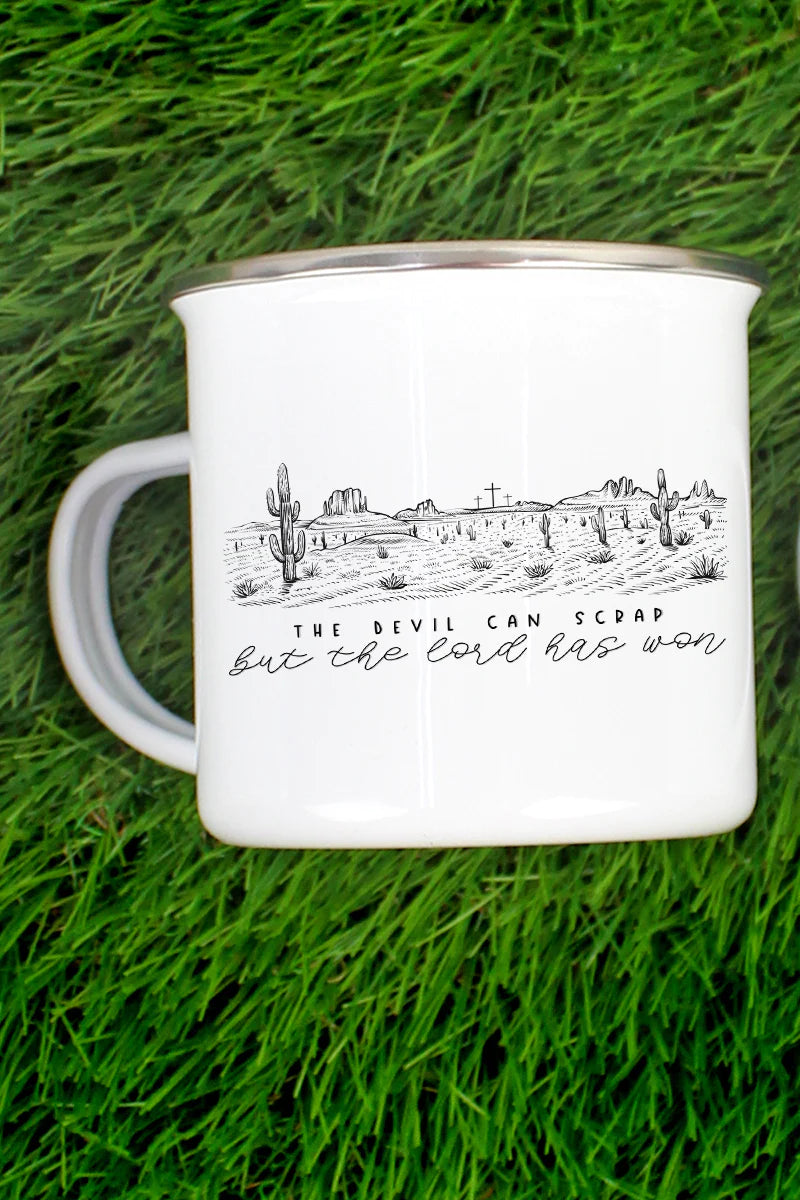 The Lord Has Won Desert Campfire Mug