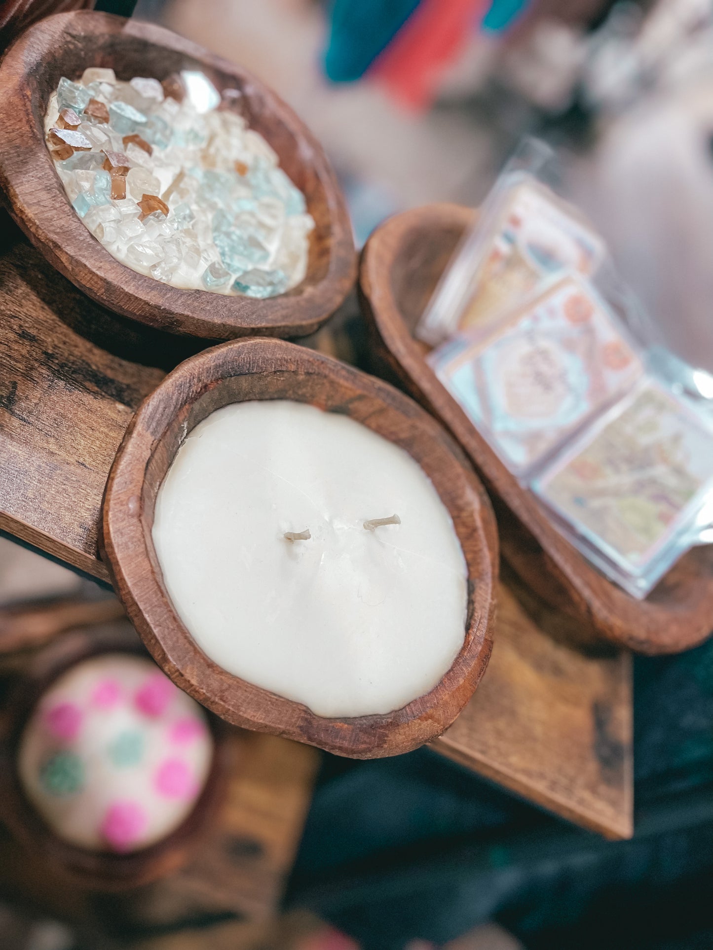 Dough Bowl Candles- Husband Material- Glass