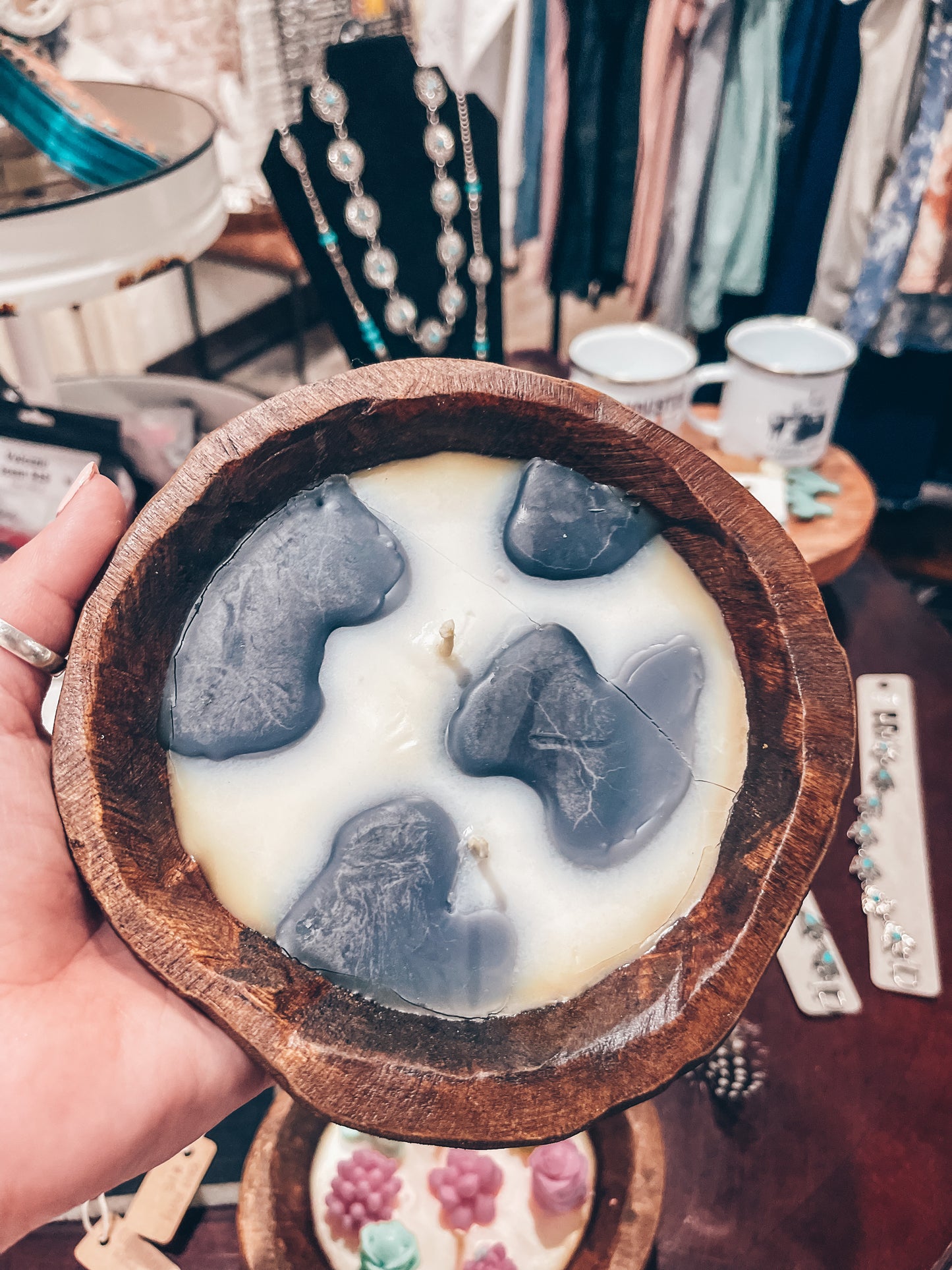 Dough Bowl Candles- Salty Mariner- Cow