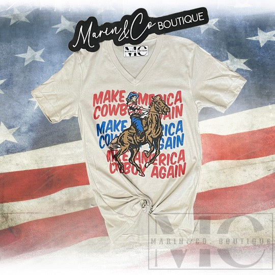 Make America Cowboy Again Tee 🇺🇸ðŸ¤