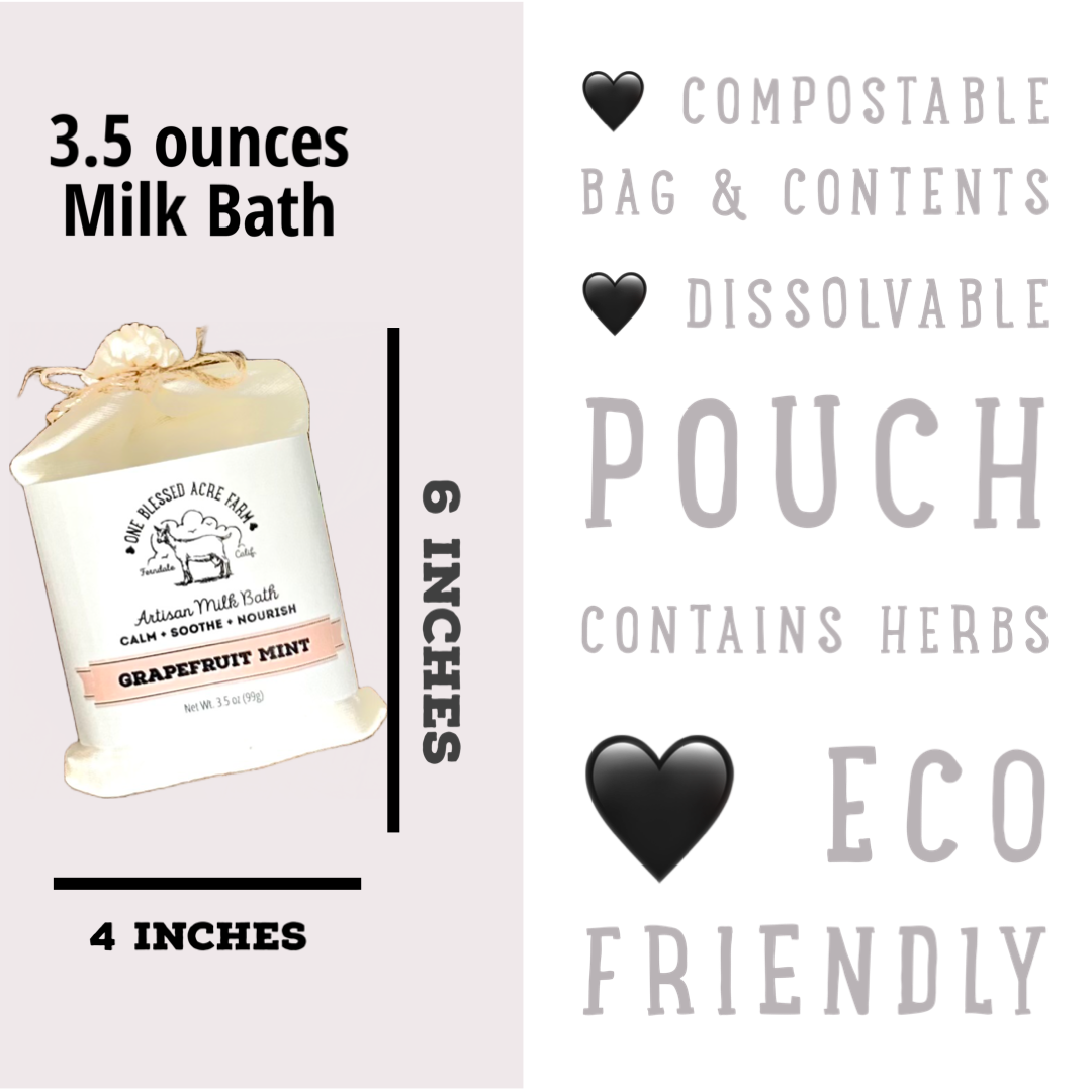 Lavender Lemon Goat Milk Tub Tea, Artisan Milk Bath