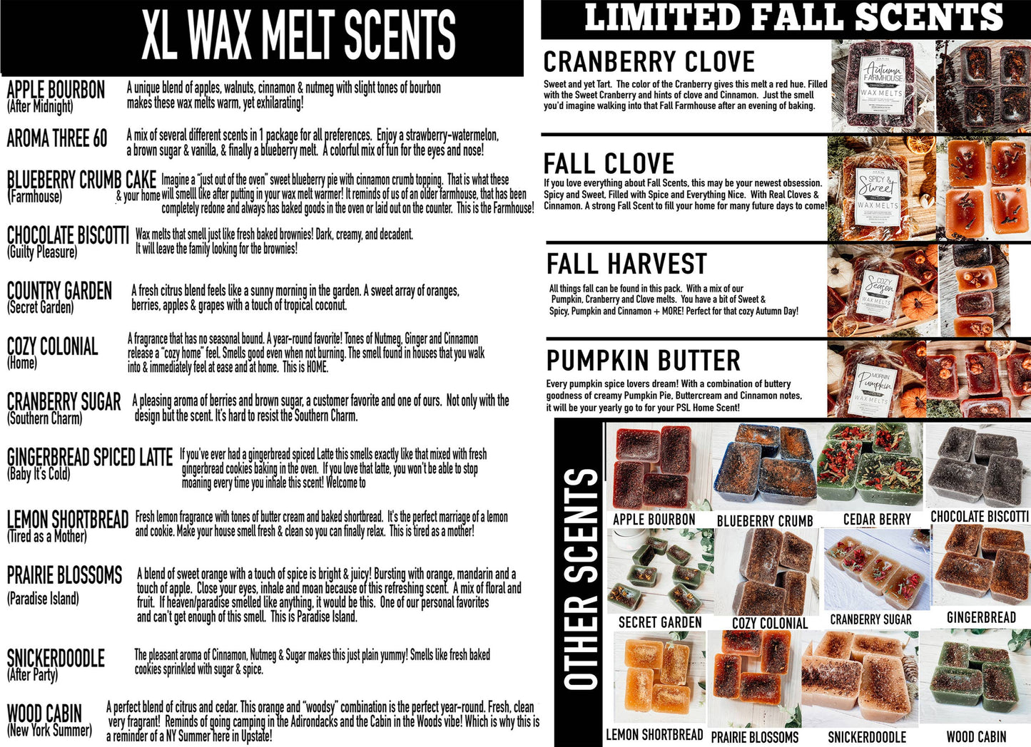 Pumpkin Wax Melts, Unique Pumpkin Lover Gift LIMITED EDITION: White Standard labels / Pumpkin