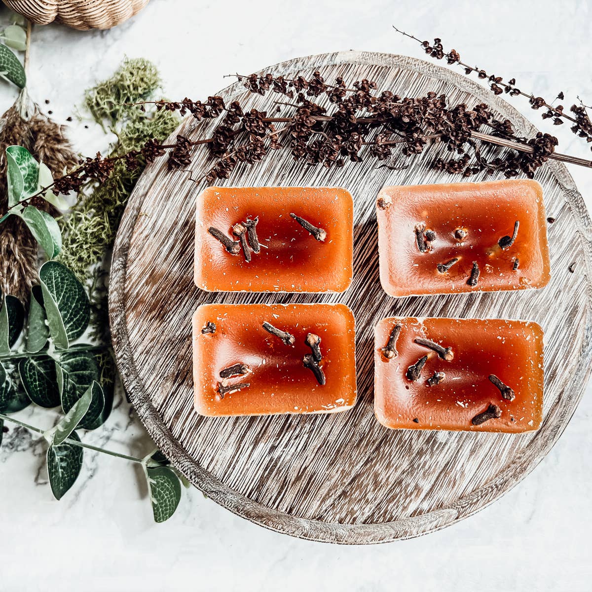 Pumpkin Wax Melts, Unique Pumpkin Lover Gift LIMITED EDITION: White Standard labels / Pumpkin