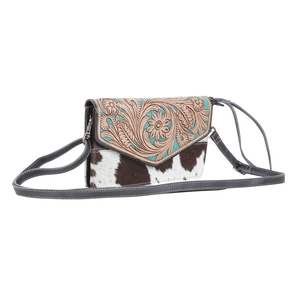 Dakota Tooled Wallet Satchel