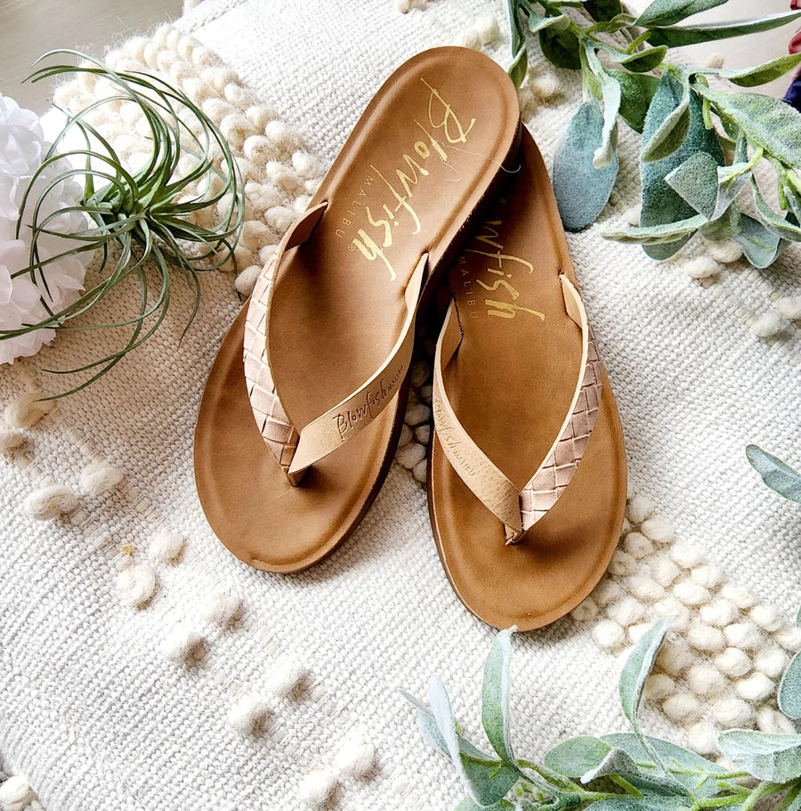Santorini Blowfish Flip Flops