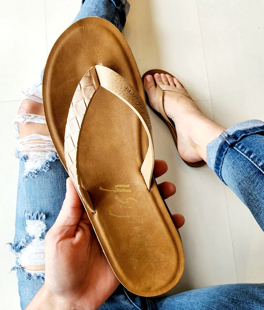 Santorini Blowfish Flip Flops