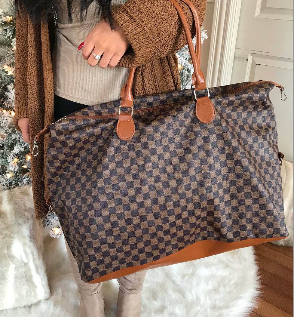 Kourtney Designer Inspired Weekender Bag