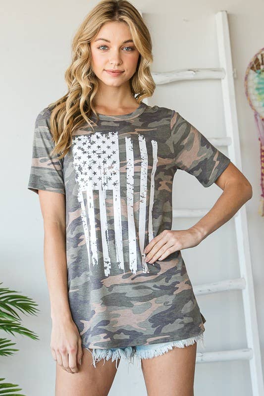 USA Camo Top