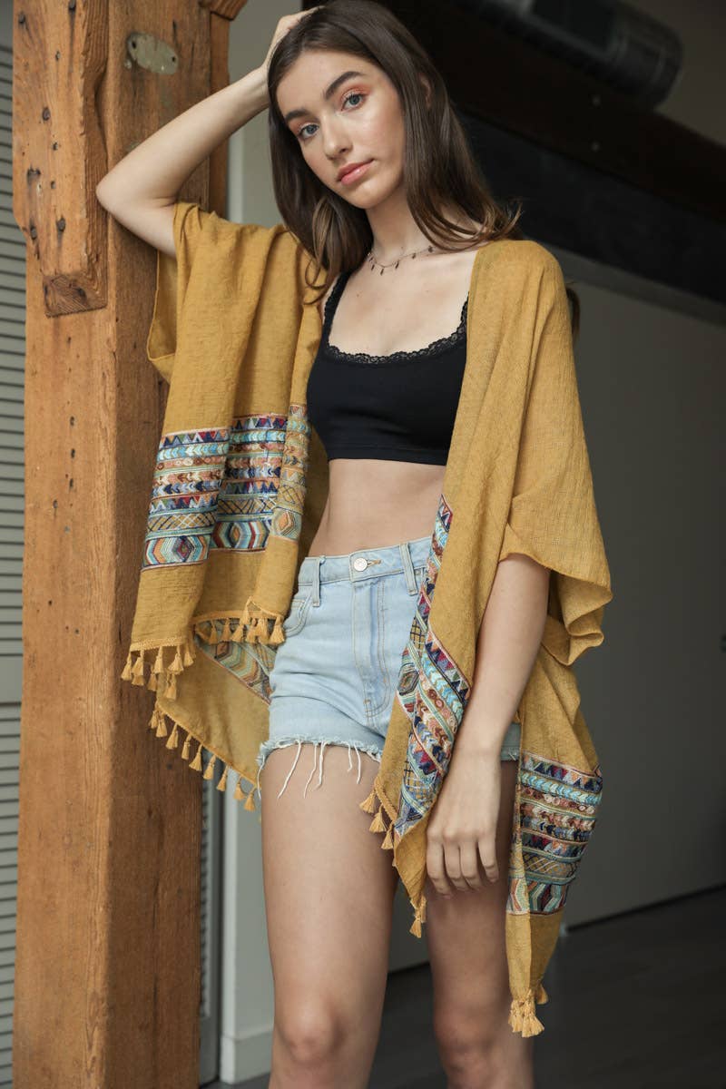 Valentina Kimono- MUSTARD