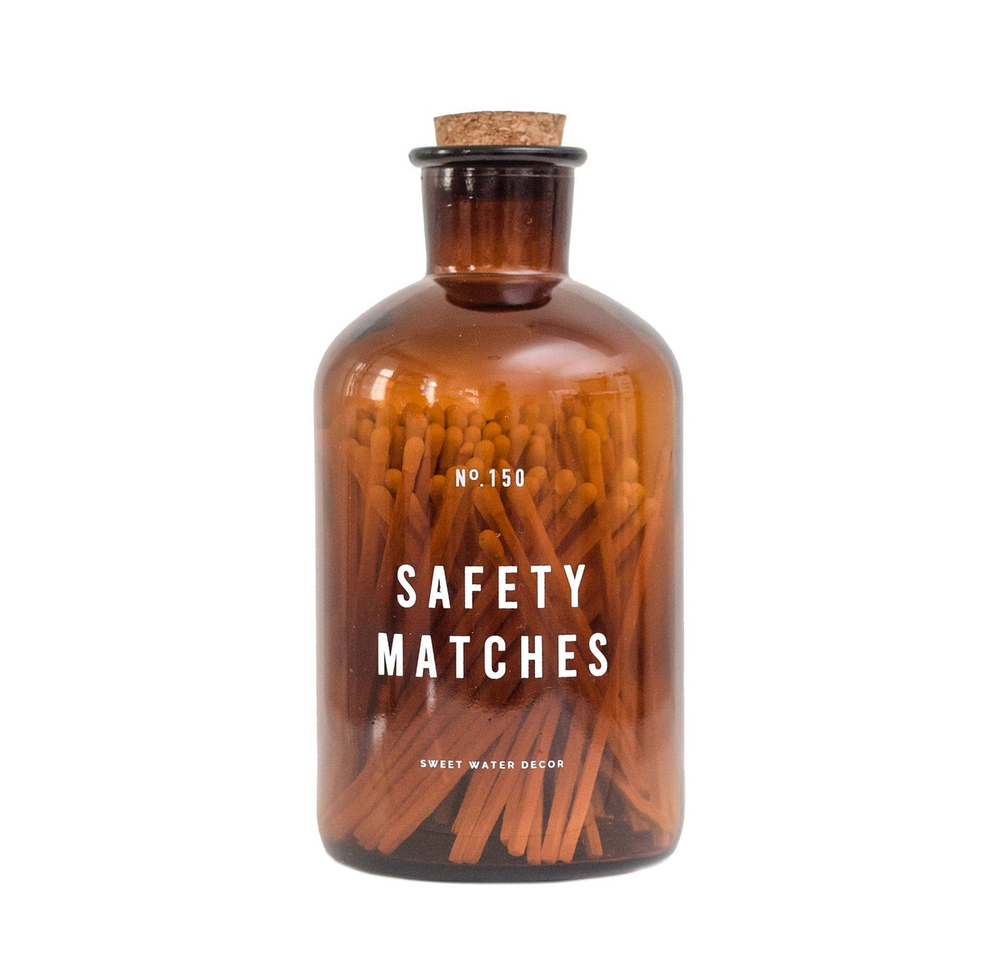 Large Apothecary Safety Matches- White Tips