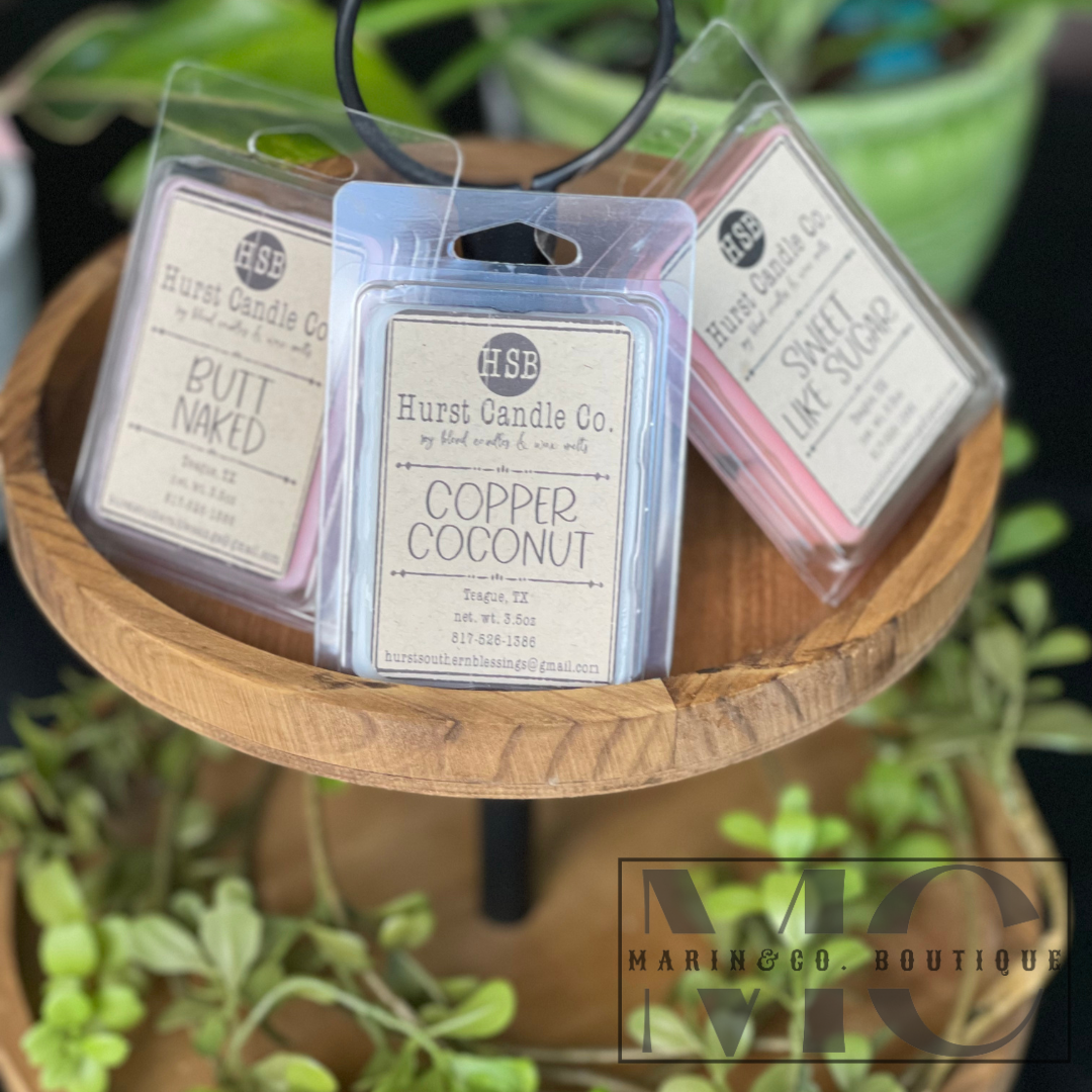 Butt Naked Hurst Candle Co. Wax Melts