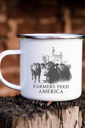 Farmers Feed America Campfire Mug