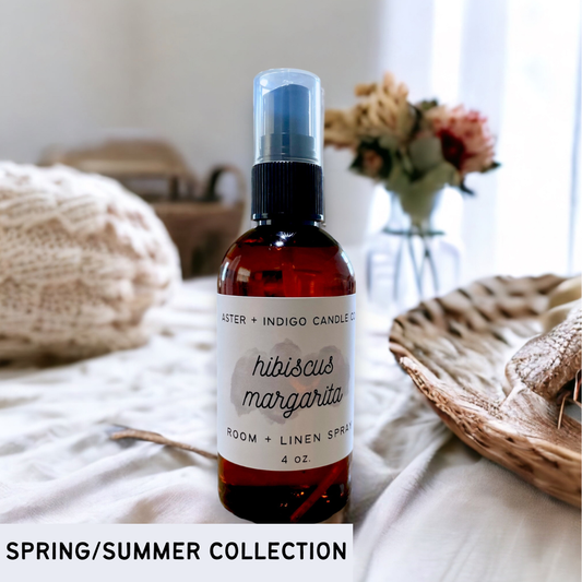 Hibiscus + Lime Margarita | Summer Room + Linen Spray | 4oz