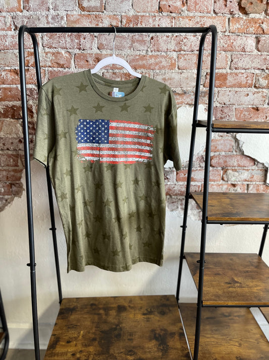 Star Tee w/Flag