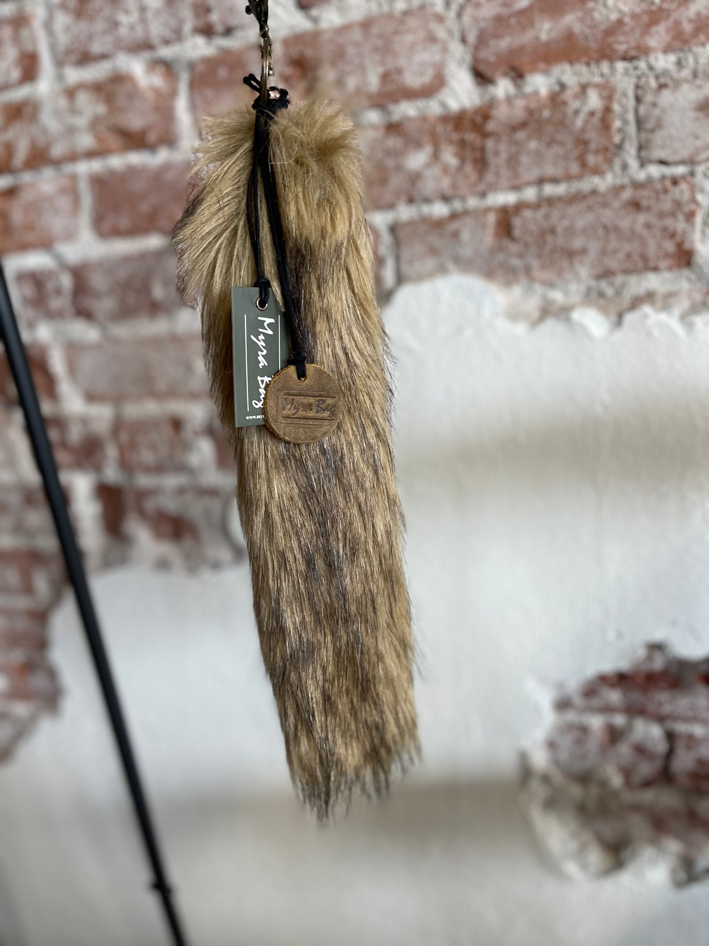 Myra Fox Tail Keychain / Purse Accessory