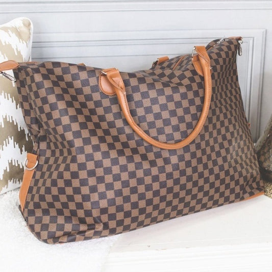 Kourtney Designer Inspired Weekender Bag